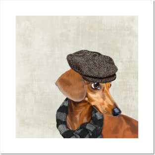 The elegant Mr. Dachshund Posters and Art
